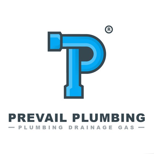 Prevail Plumbing Logo Design Concept