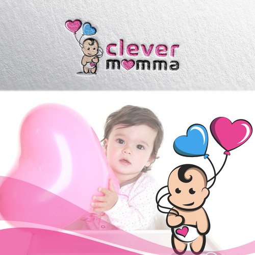Logo design for baby brand - "Clever Momma"