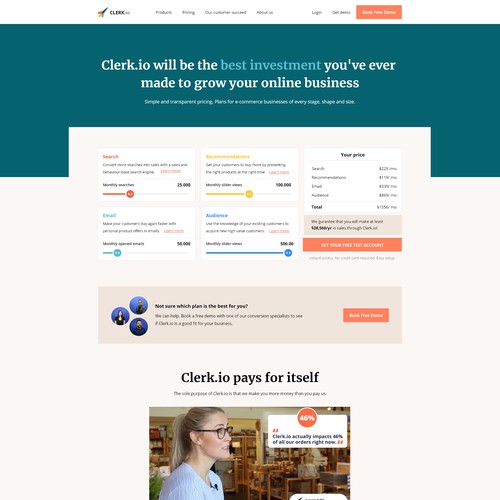 Landing page