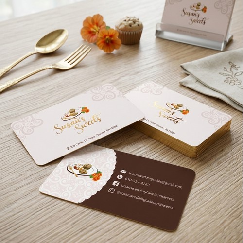 Susan;s Sweets Business card