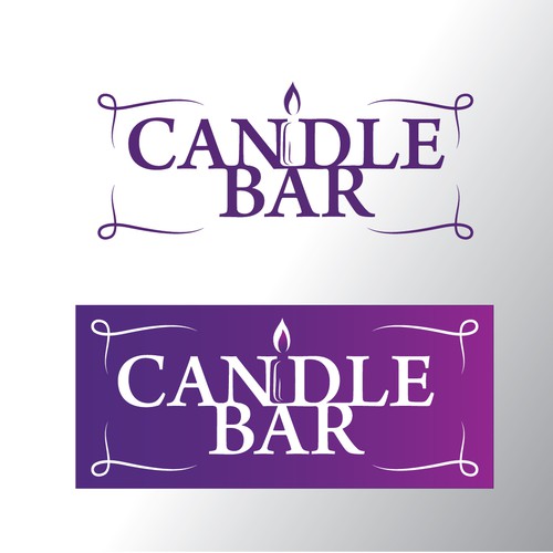 elegant logo for Candle bar