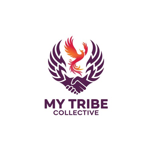 unique concept technology company logo design