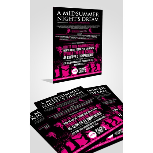 New postcard, flyer or print wanted for Sydney Theatre School