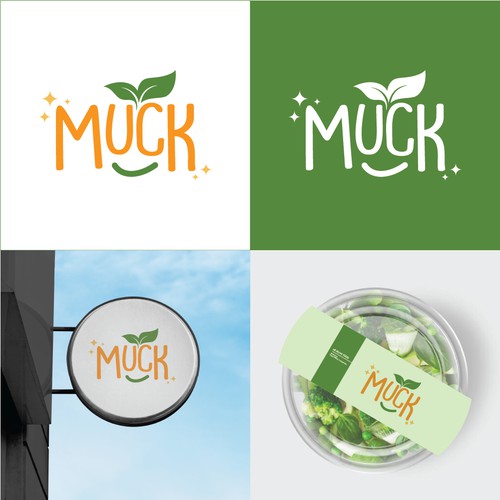 Muck - healthy food logo design