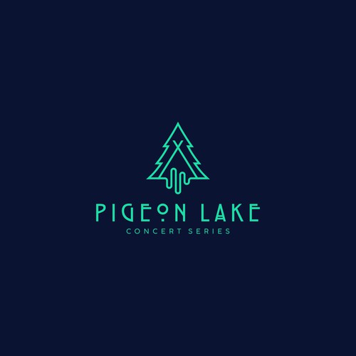 Design a logo for a new outdoor concert and camping experience!