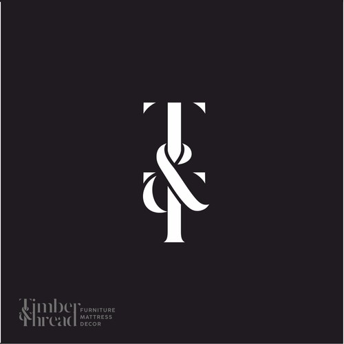 Timber & Thread concept logo