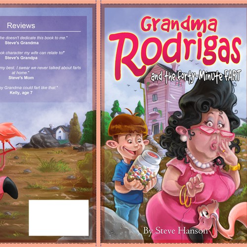 Children's Book Cover: Cartoon Grandma (ages 7-10, series)