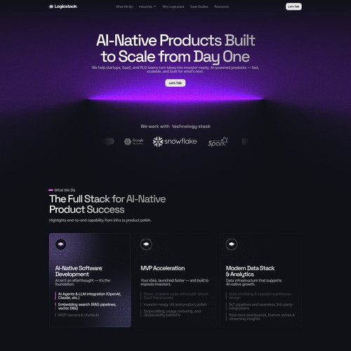 Logicstack Tech Website