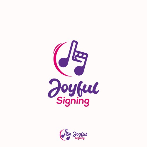 hand sign music logo