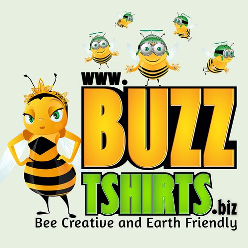 Bee Creative and Create a winning Logo for Buzz 