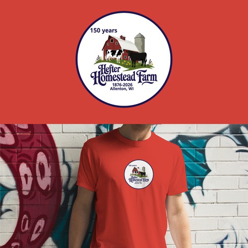Hefter Homestead Farm Logo Design