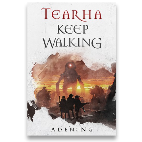 E-book cover for hard fantasy novel