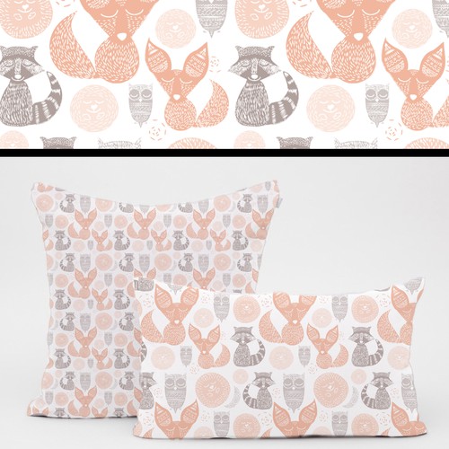 Pattern design for a kid pillow