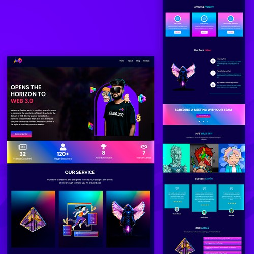 BlockChain & Nft Related Website Development and Design in Wordpress