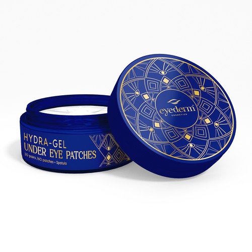 Under-Eye Patches Box packaging design