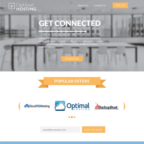GUARANTEED - New website design for a new affiliate network