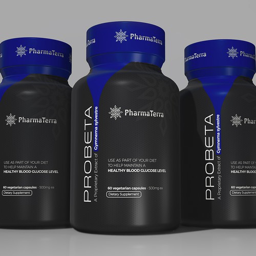 pharma Terra label design