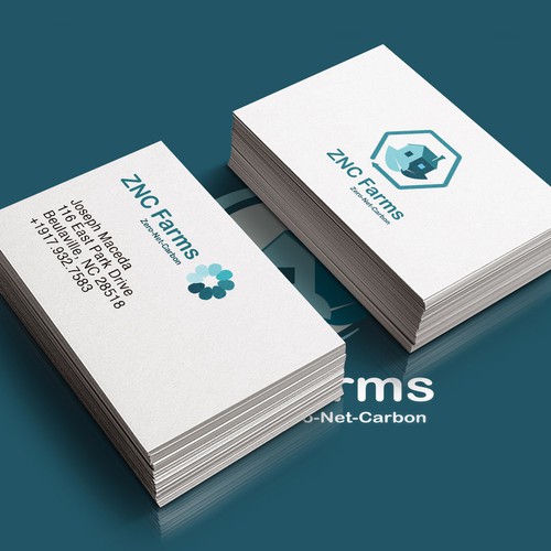 ZNC Farms business card