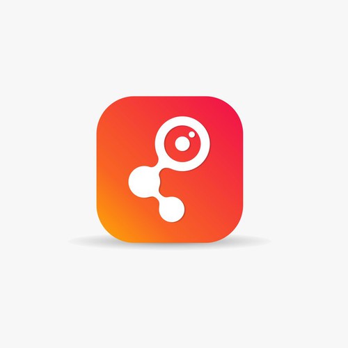 Photo sharer app icon concept