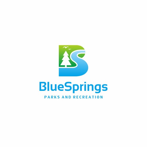 Blue Spring Park and Recreation Logo
