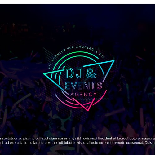 DJ & EVENTS LOGO