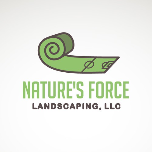 Nature's Force Landscaping brand identity