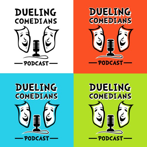 Simple, fun podcast logo