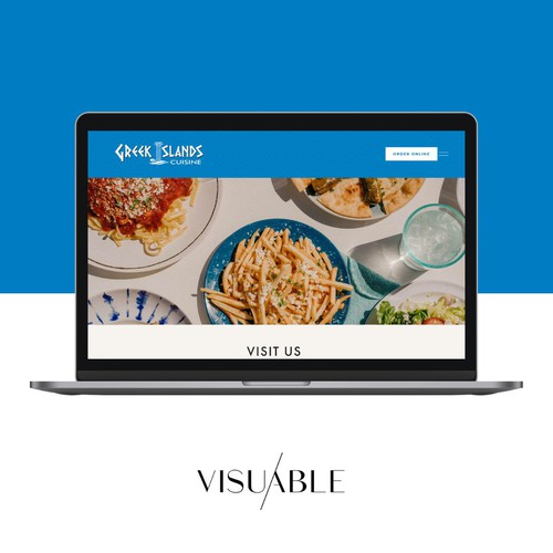 Squarespace Website Design for a Greek Restaurant