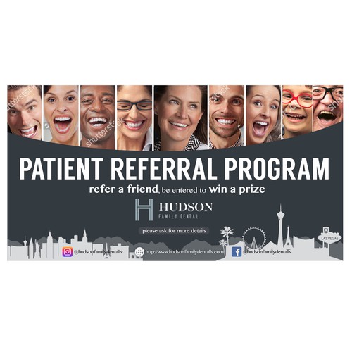 Poster for Amazing Patient Referral Program