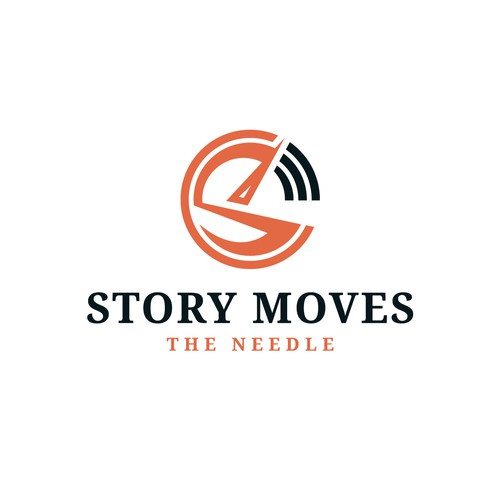 Story Moves The Needle Logo Design