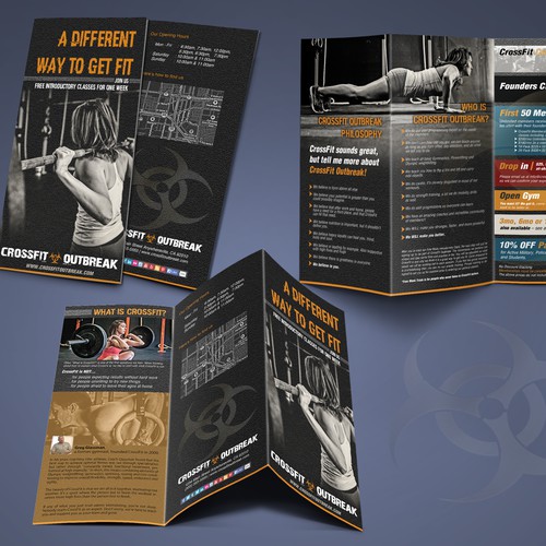 Brochure for CrossFit Outbreak
