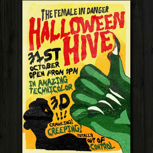 B-Movie Style Halloween Flyer