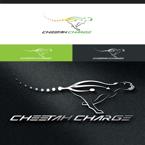 Create a cool and distinctive logo that matches "Cheetah Charge" and symbolizes speed.