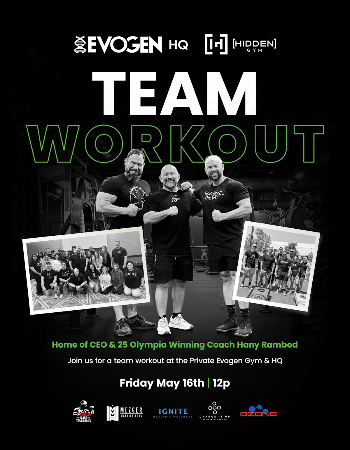 Evogen Gym Team Building Workout