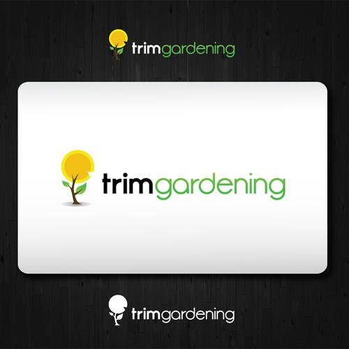 logo for TRIM GARDENING