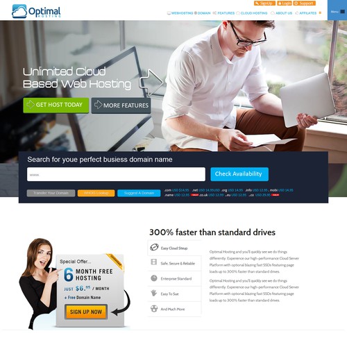 Web Hosting Template