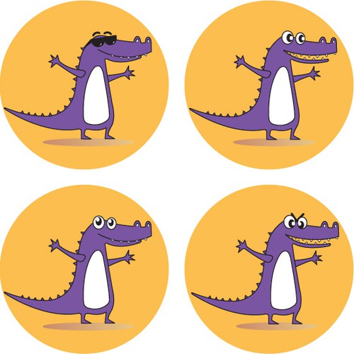 Design a playful crocodile! fun mobile app targeted towards young people... 