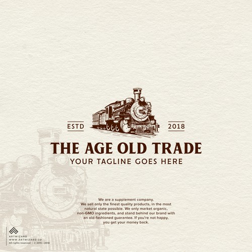 Handdrawn Logo for The Age Old Trade