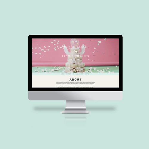 Website for Tushie Cakery