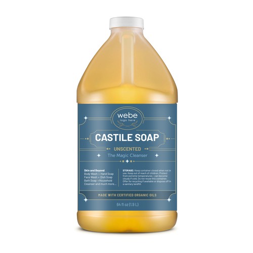 Cleanser label design