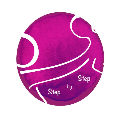 Logo for Step by Step (a not for profit that helps mothers and children)