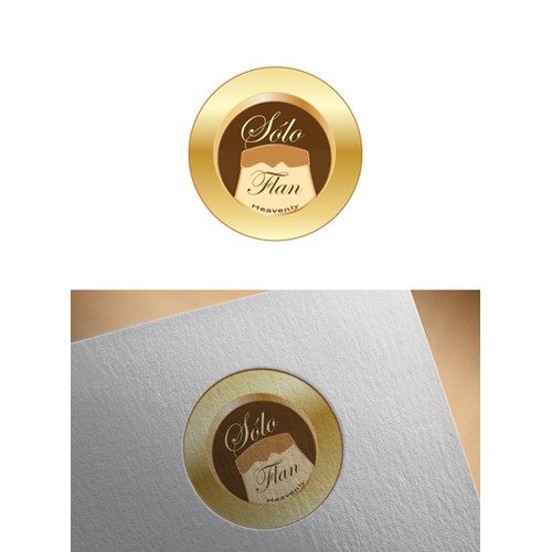 create a logo for the best flan in the world