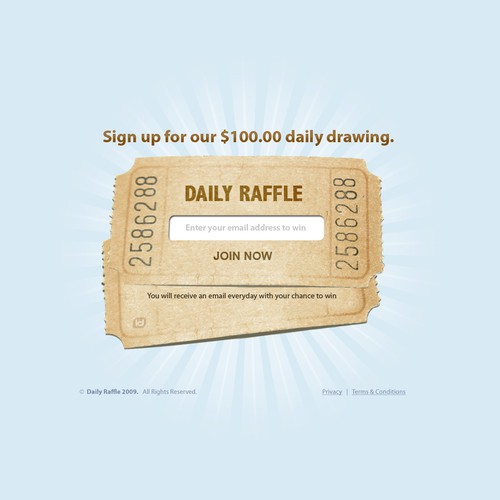 Daily Raffle Website