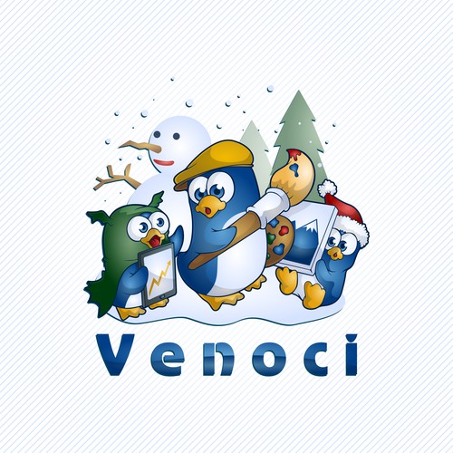 Character logo concept for Venoci