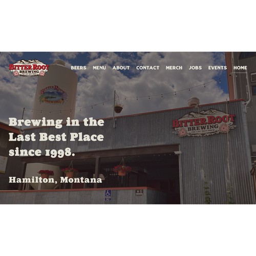 Bitterroot Brewing Custom Website Design