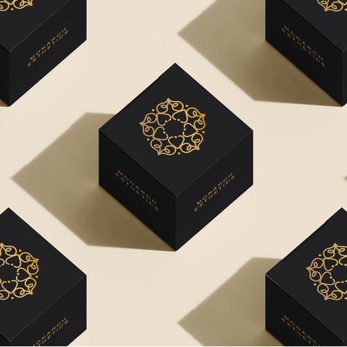 Logo design for a modern med spa with a luxurious overall feeling and an organic touch
