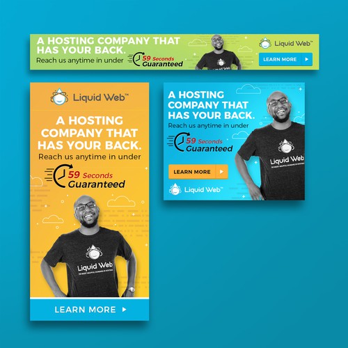 Banner ads for Managed Hosting Company