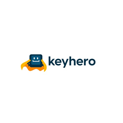 Playful Logo for Keyhero an app that helps you learn keyboard shortcuts