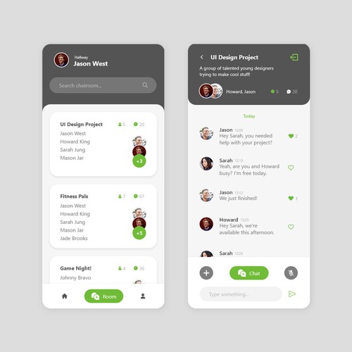 Chatroom UI Concept
