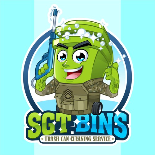 SGT BINS logo design